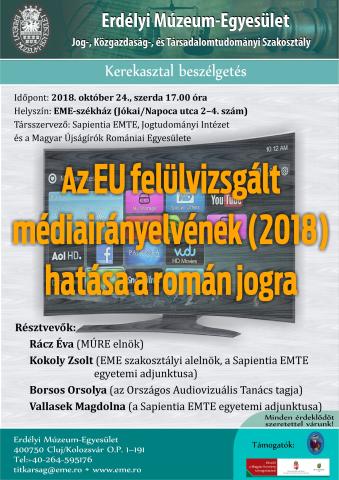 Az EU felülvizsgált médiairányelvének (2018) hatása a román jogra