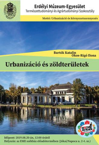 Bartók Katalin, Okos-Rigó Ilona: Urbanizáció és zöldterületek