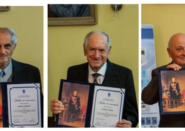 FIDES ET VOCATIO kitüntetésben részesült  Gyenge Csaba, Pálffy Károly és Márton László