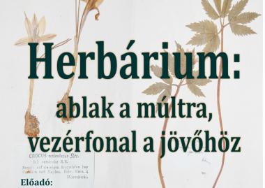 Takács Attila:  Herbárium: ablak a múltra, vezérfonal a jövőhöz