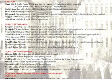 Tudománytörténeti hagyományok és örökség a kolozsvári (romániai magyar) néprajzkutatásban
