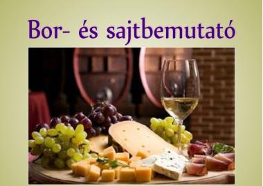 Bor- és sajtbemutató