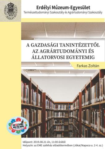 Farkas Zoltán: A gazdasági tanintézettől az agrártudományi és állatorvosi egyetemig