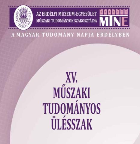 MTNE 2014 XV. Műszaki Tudományos Ülésszak