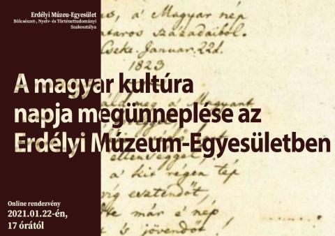 A magyar kultúra napja megünneplése az Erdélyi Múzeum-Egyesületben