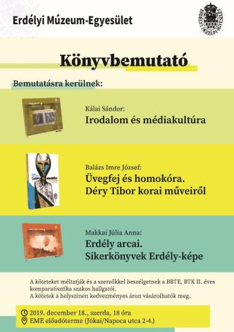 Irodalomtudományi kötetek bemutatója az EMÉ-ben